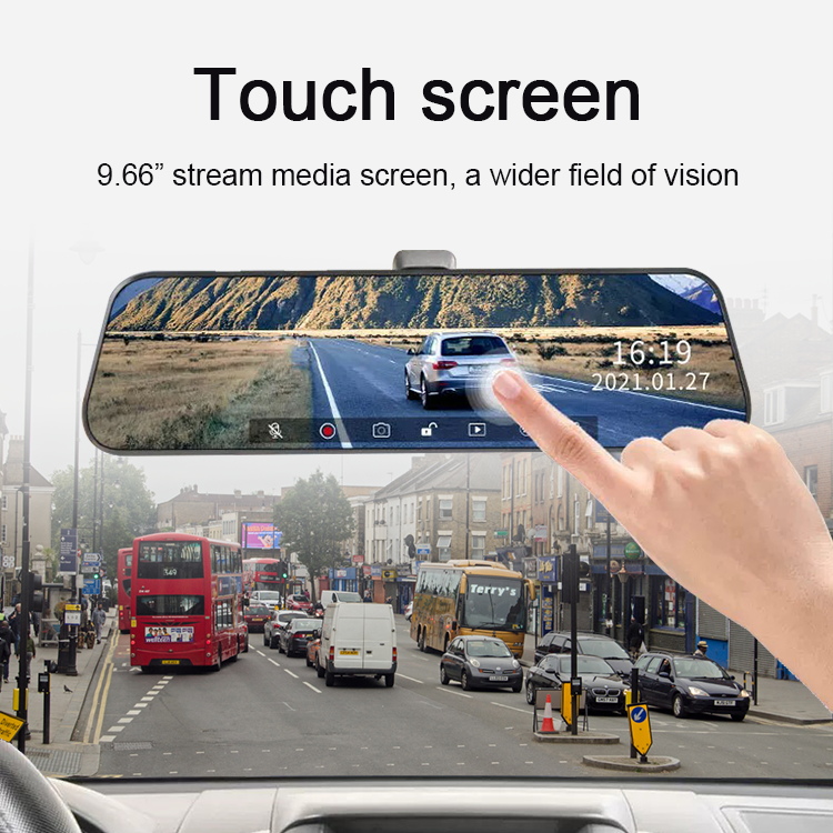 Dual 10-Zoll-Streaming-Medien mit 1080P vorn und hinten